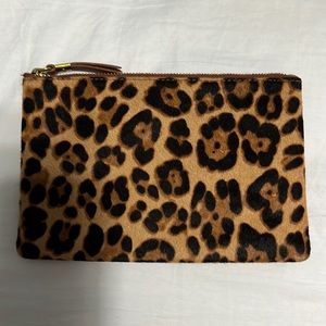 Leopard print clutch by MADEWELL.
